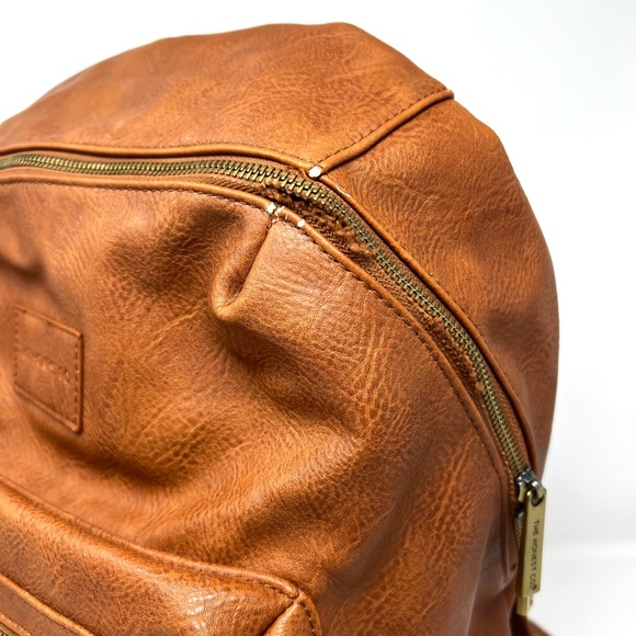 The Honest Co. Faux Leather Diaper Backpack - Picture 3 of 4